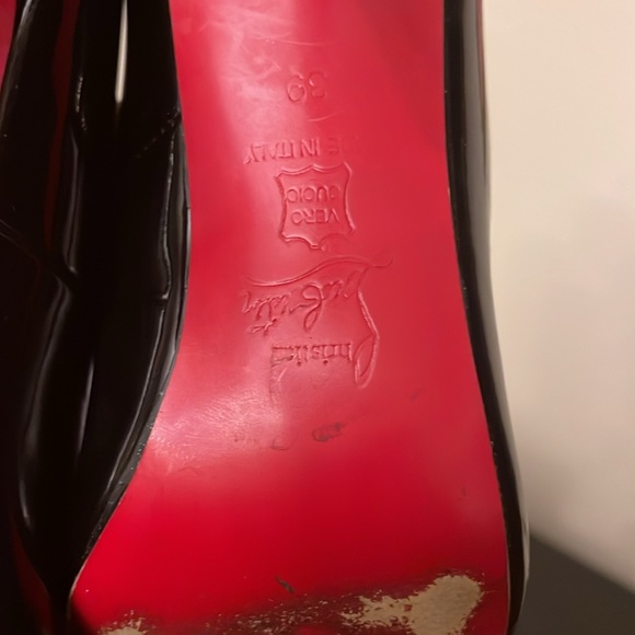 Black round fashion pumps - Picture 3 of 6